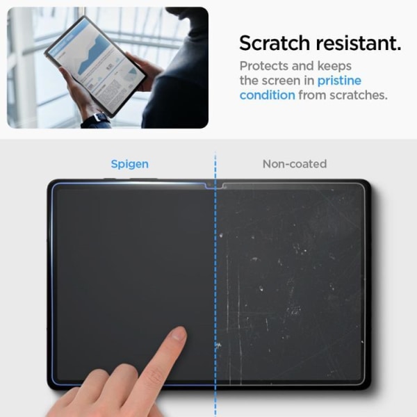 Spigen Galaxy Tab S9 Ultra Härdat Glas Skärmskydd EZ Fit