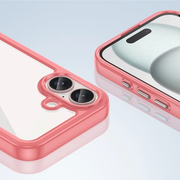 Mobilskal till iPhone 16 Outer Space - Röd Röd