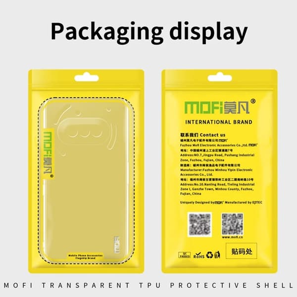 MOFI Mobilskal till Nothing Phone (3a) Ultra-Thin TPU - Clear Transparent