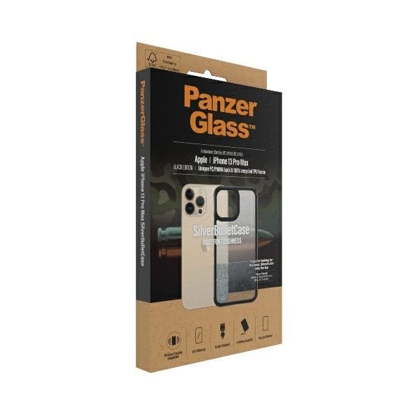 PanzerGlass Mobilskal till iPhone 13 Pro Max Military - Röd