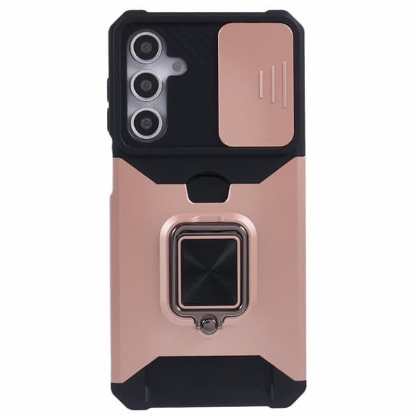 Mobilskal för Samsung Galaxy S26 Plus Kickstand PC + TPU - Roséguld