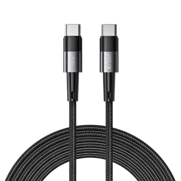 Tech-Protect USB-C till USB-C -kaapeli (3m) Ultraboost - Musta Svart
