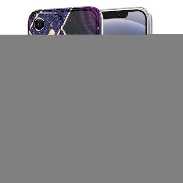 Boom of Sweden Grid skal till iPhone 12 Mini - Lila Marmor