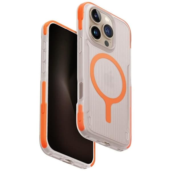 UNIQ Mobilskal till iPhone 16 Pro MagSafe Combat Active - Orange Orange