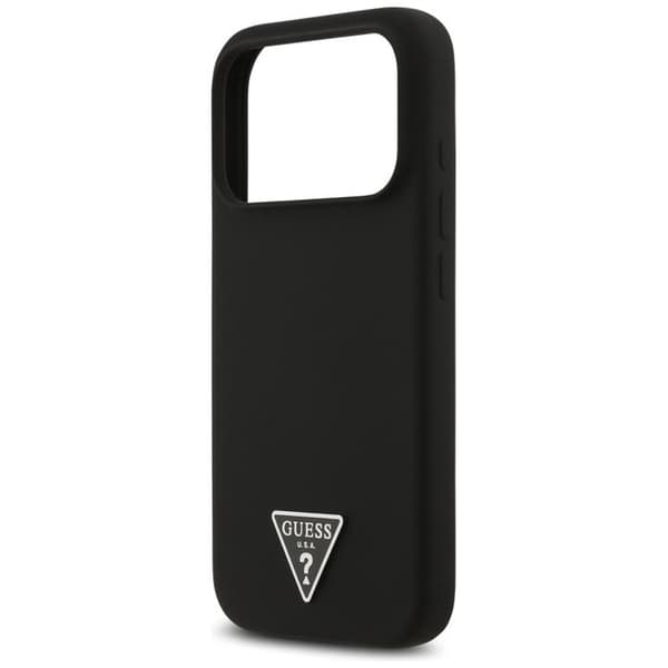 Guess Mobilskal till iPhone 17 Pro Max MagSafe Silikon Triangle Logo - Svart Svart
