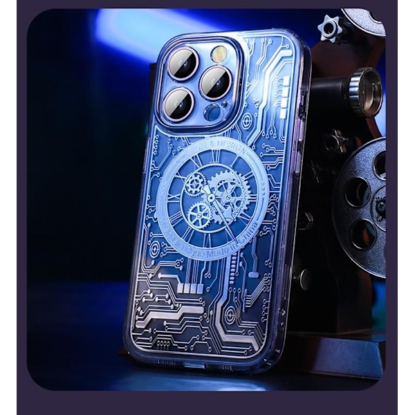 iPhone 13 Pro Mobilskal Magsafe Mechanical - Silver