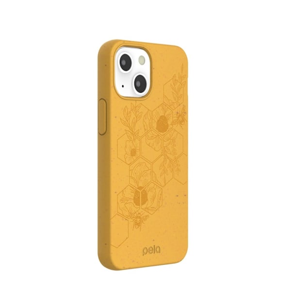 Pela Hive Edition Mobilskal iPhone 13 Mini - Classic Honey