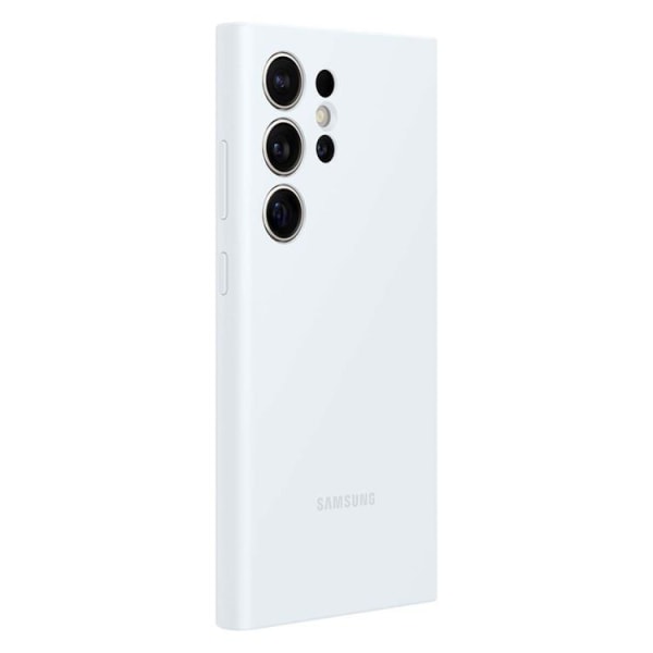 Samsung Galaxy S24 Ultra Mobilskal Silikon - Vit