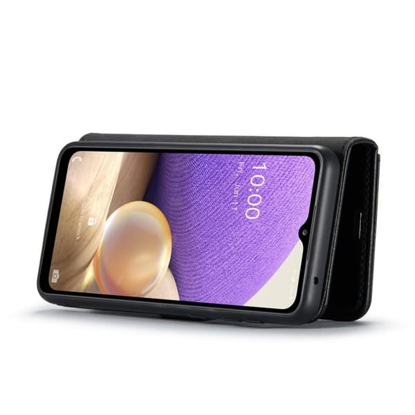 DG.MING Plånboksfodral Folio Flip Stand Samsung Galaxy A33 5G - Svart