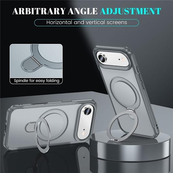 Mobilskal till iPhone Air MagSafe Rotating Kickstand - Grå Grå