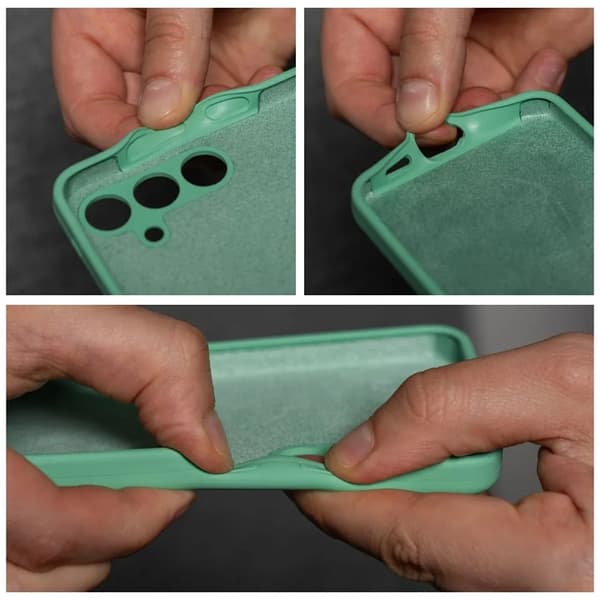 Mobilskal till Galaxy A16 5G/4G Silicone 2mm - Mint Grön