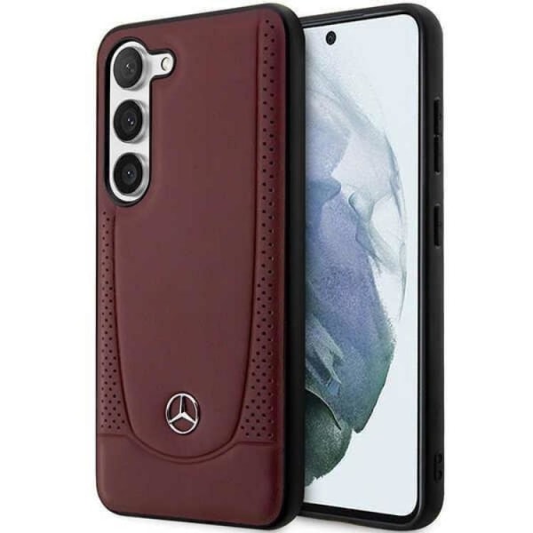 Mercedes Galaxy S23 Plus Cover Læder Urban Bengale - Rød