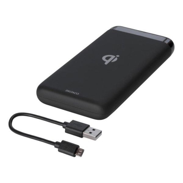 Langaton virtapankki 10 000 mAh, 1 x USB-A pikalataus, 1 x USB-C PD