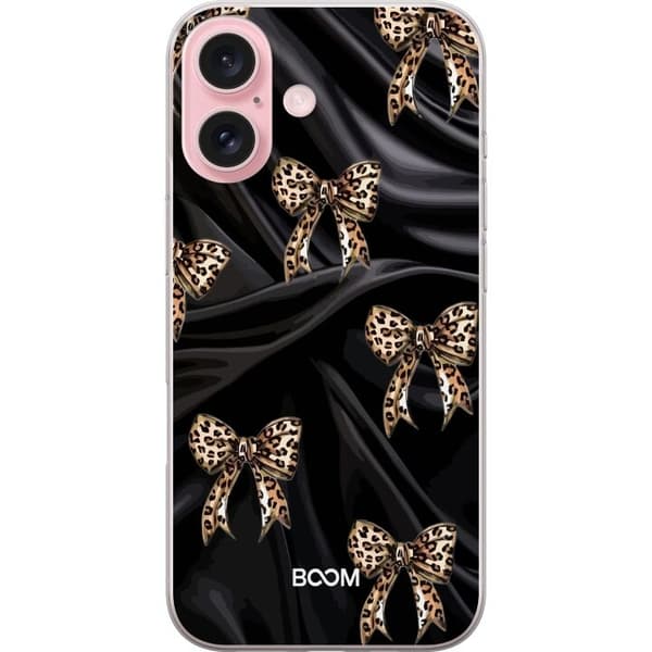 Taske til Apple iPhone 16 med Leopard Bow