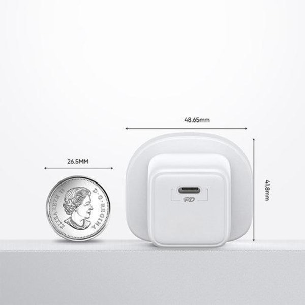 Joyroom seinälaturi 30W USB-C - Valkoinen White