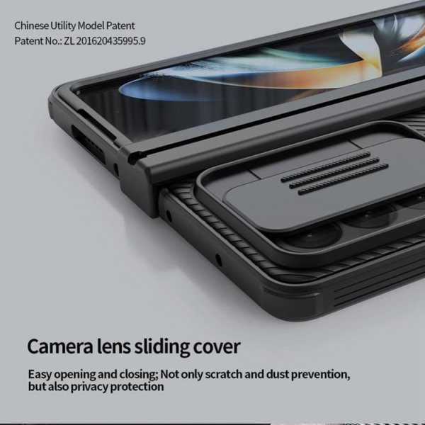 Nillkin Galaxy Z Fold 4 Case Camshield Pro - Grøn