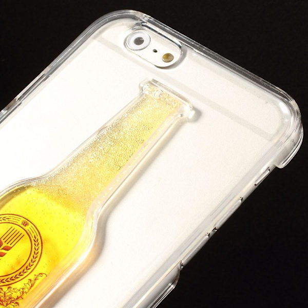 BaksideSkal till Apple iPhone 6 / 6S  - Liquid Beer Bottle (Yellow)