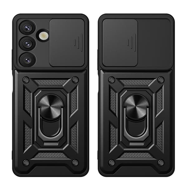 Mobilskal för Galaxy S26 Plus Hybrid Armor Camshield - Svart Svart