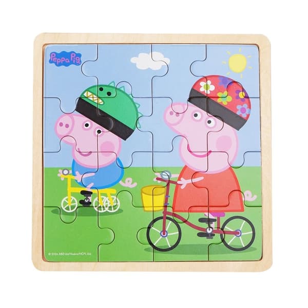 PEPPA PIG Puzzle Træcykel 16stk