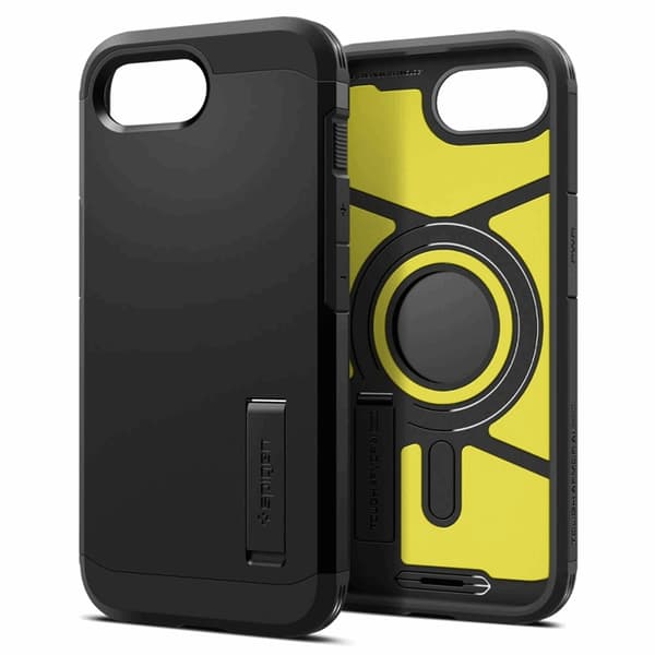 Spigen telefontaske til iPhone 16e Magsafe Tough Armor - Sort Svart