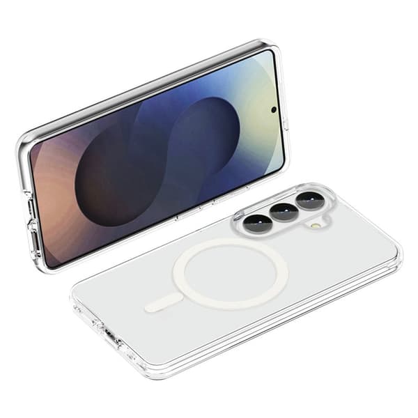 Mobilskal för Samsung Galaxy S26 Plus Magnetiskt PC + TPU - Transparent
