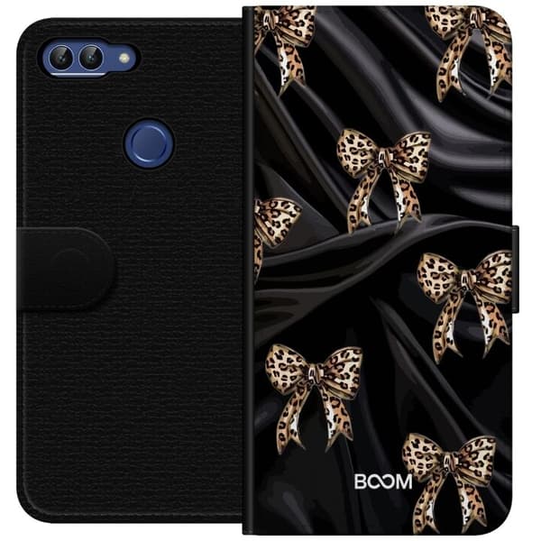 Plånboksfodral till Huawei P smart med Leopard Bow
