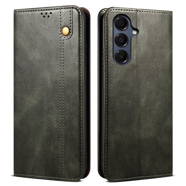 Plånboksfodral för Samsung Galaxy S26 Plus Konstläder Ställ - Grön