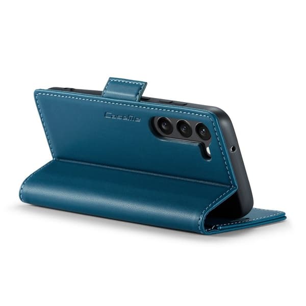 CASEME Plånboksfodral Konstläder till Samsung Galaxy S23 - Blå
