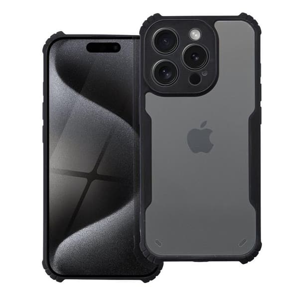 Telefontaske til iPhone 12 Anti-Drop - Sort Black