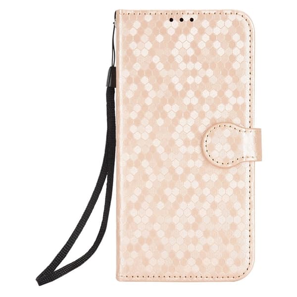 OnePlus Nord 5 Konstläder Plånboksfodral Dot Pattern Imprint - Roséguld Roséguld