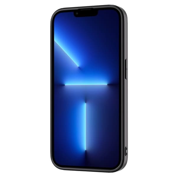 ABEEL Mobilskal till iPhone 13 Pro Äkta Läder PC+TPU Brun