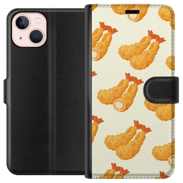 Plånboksfodral till Apple iPhone 13 med Räkor