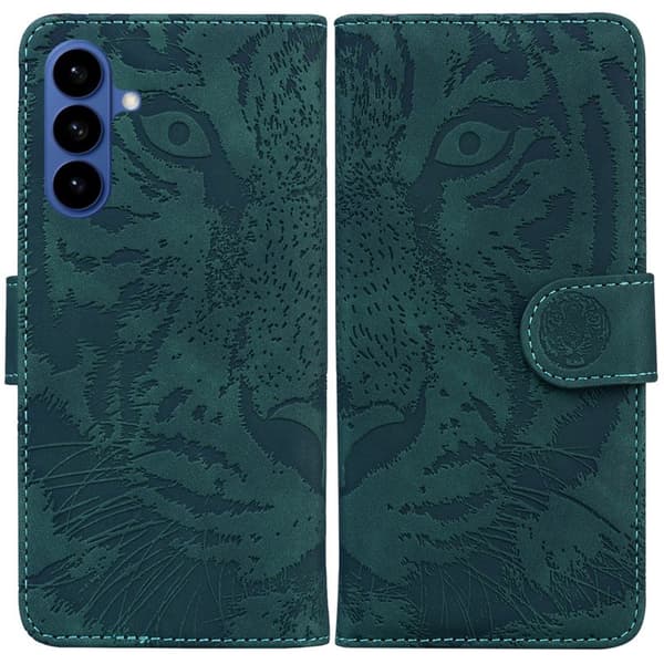Plånboksfodral för Samsung Galaxy S26 Plus Konstläder - Grön