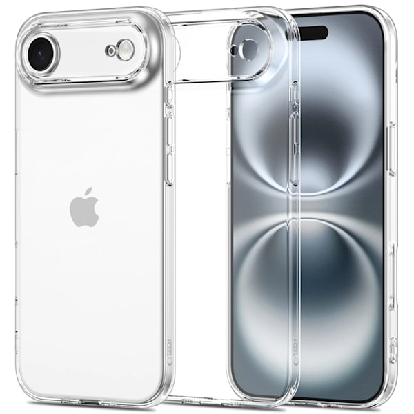 Tech-Protect Telefontaske til iPhone Air Flexair - Klar Transparent