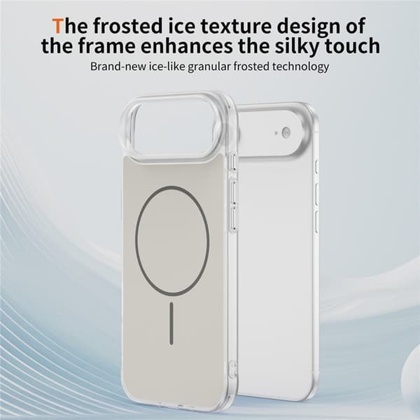 Mobilskal till iPhone Air MagSafe Skin Touch TPU PC - Vit Vit