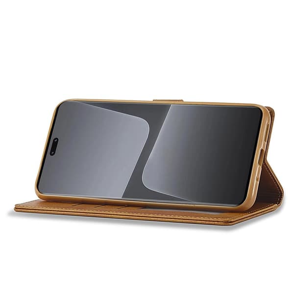 LC.IMEEKE Xiaomi 13 Lite Plånboksfodral Konstläder - Ljusbrun
