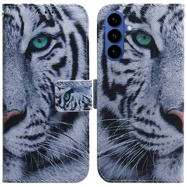 Plånboksfodral för Samsung Galaxy S26 Plus Mönstertryck Konstläder - Tiger