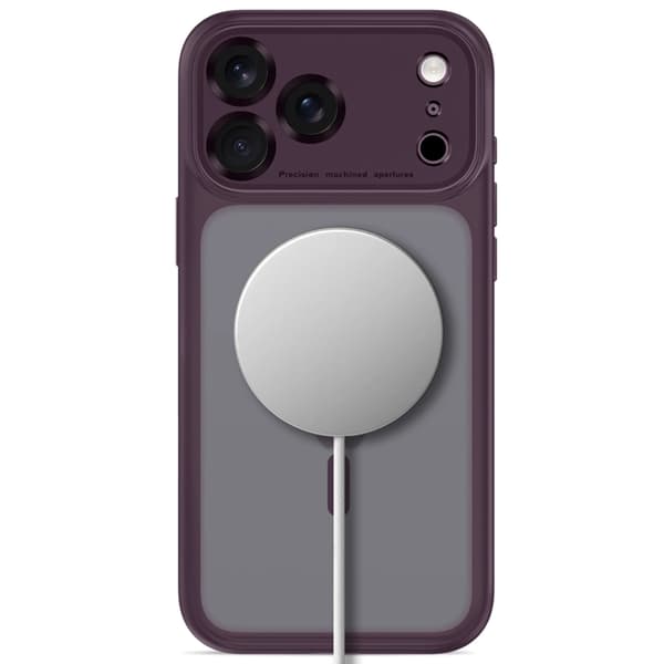 Tech-Protect Mobilskal För iPhone 18 Pro Magsafe Magpeak - Matte Burgundy