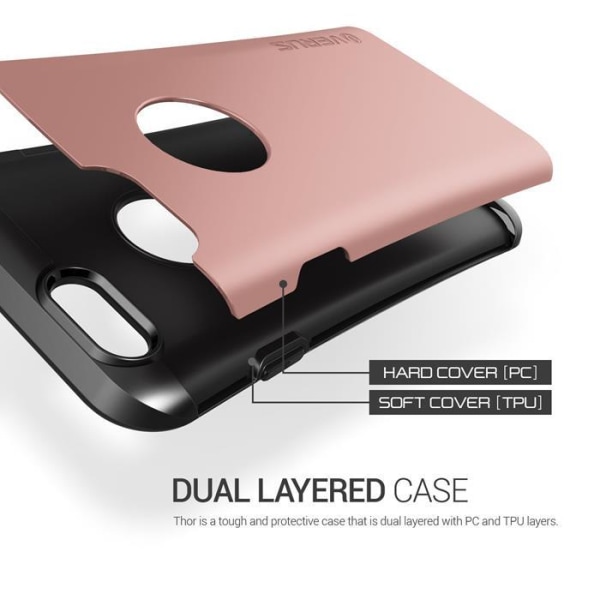 Verus Heavy Drop Cover til Apple iPhone 6(S) Plus (Rose Gold)