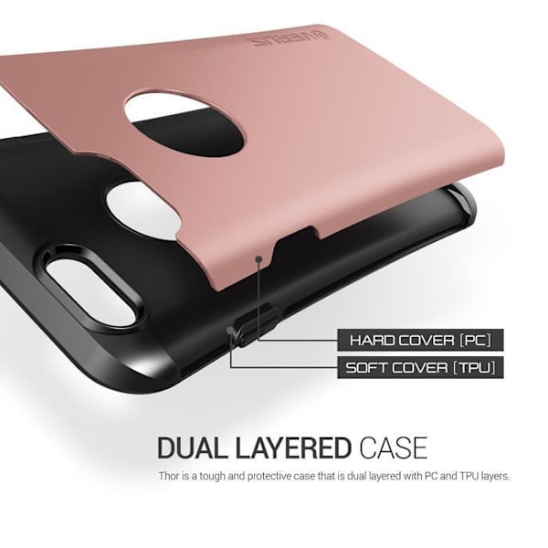 Verus Heavy Drop Skal till Apple iPhone 6(S) Plus (Rose Gold)