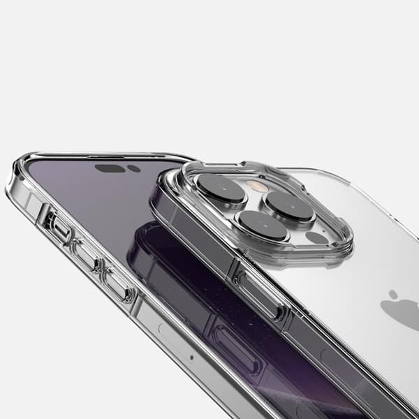 iPhone 14 Pro Max Skal Acrylic TPU - Lila Lila
