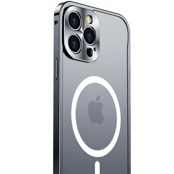 iPhone 14 Pro Max Skal Magsafe Metall Frame - Guld Guld