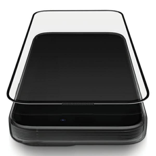 UNIQ iPhone 15 Pro Max Härdat Glas Skärmskydd Optix Vivid Svart