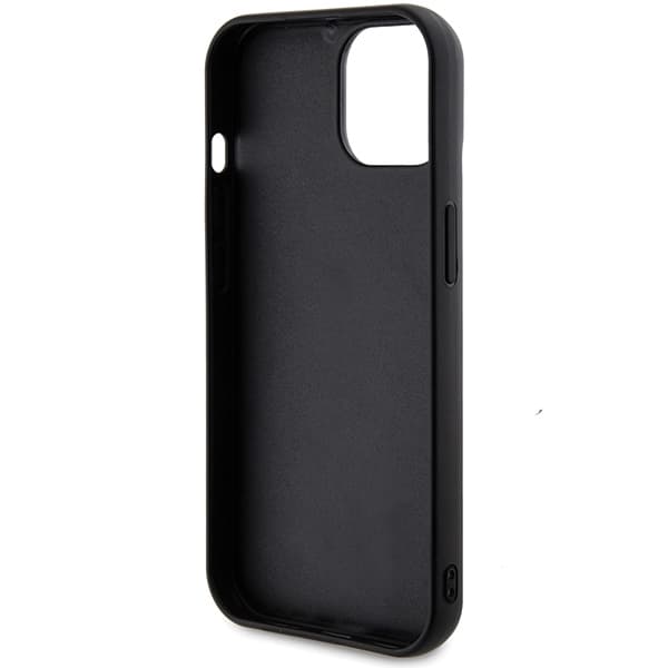 Guess iPhone 13/14/15 Skal Sequin Script Metall Svart Black