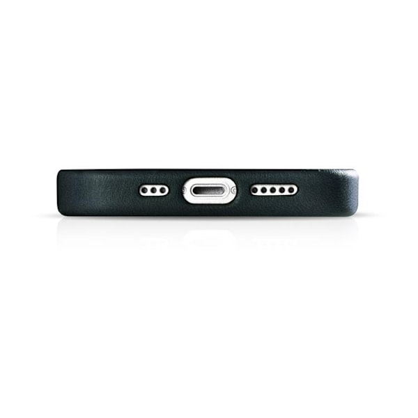 iCarer iPhone 14 Skal Magsafe Äkta Läder Oil Wax - Mörkblå