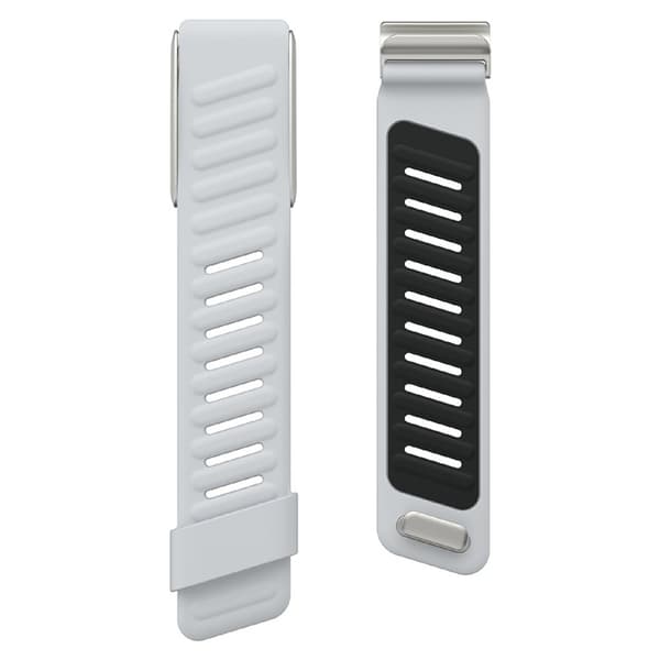 Whoop 4.0 Armband Silikon Adjustable - Svart/Ljusgrå