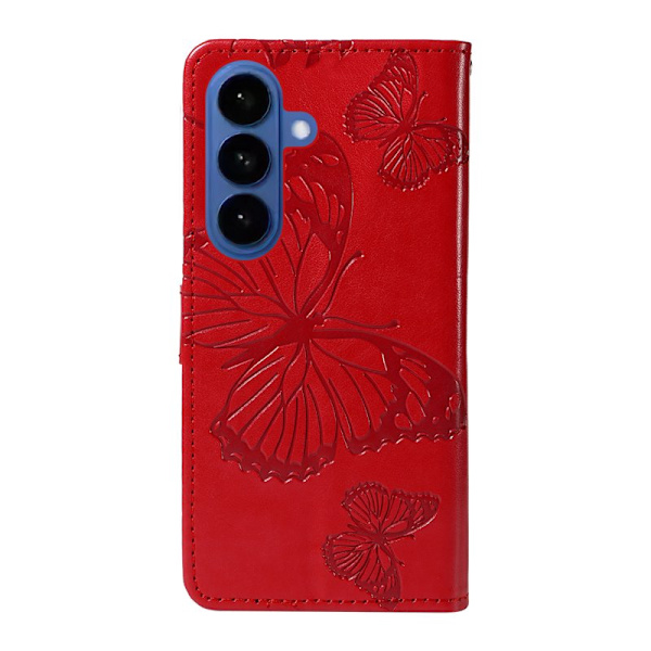 Plånboksfodral för Samsung Galaxy S26 Plus Konstläder Ställ - Röd