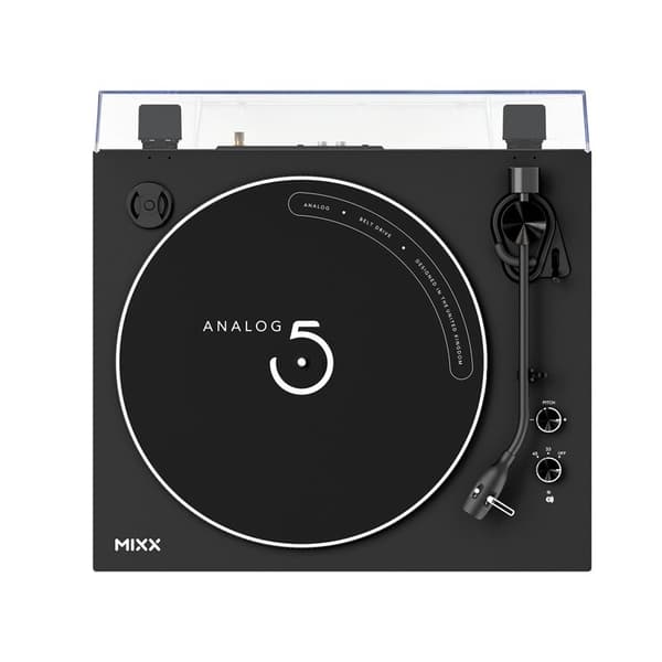 MIXX Vinylpladeafspiller Analog 5 Stereo Sort