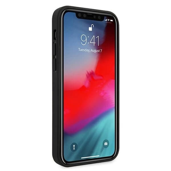 Guess iPhone 12 Pro Max -kuori Saffiano punainen Red