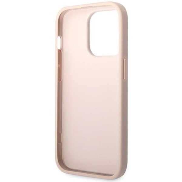 Guess iPhone 15 Pro Max Mobilskal Big Metall Logo - Rosa